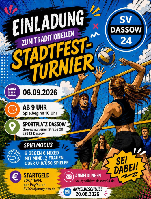 Stadtfesturnier Volleyball
